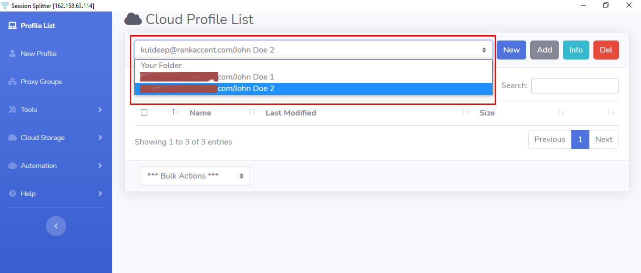 Cloud-delete folder