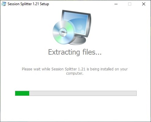 Session Splitter Setup- extracting files